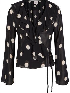 NWT reformation kilah polka dot top - size 10